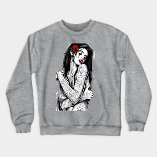 Woman Design 4 ( Hot Summer ) Crewneck Sweatshirt